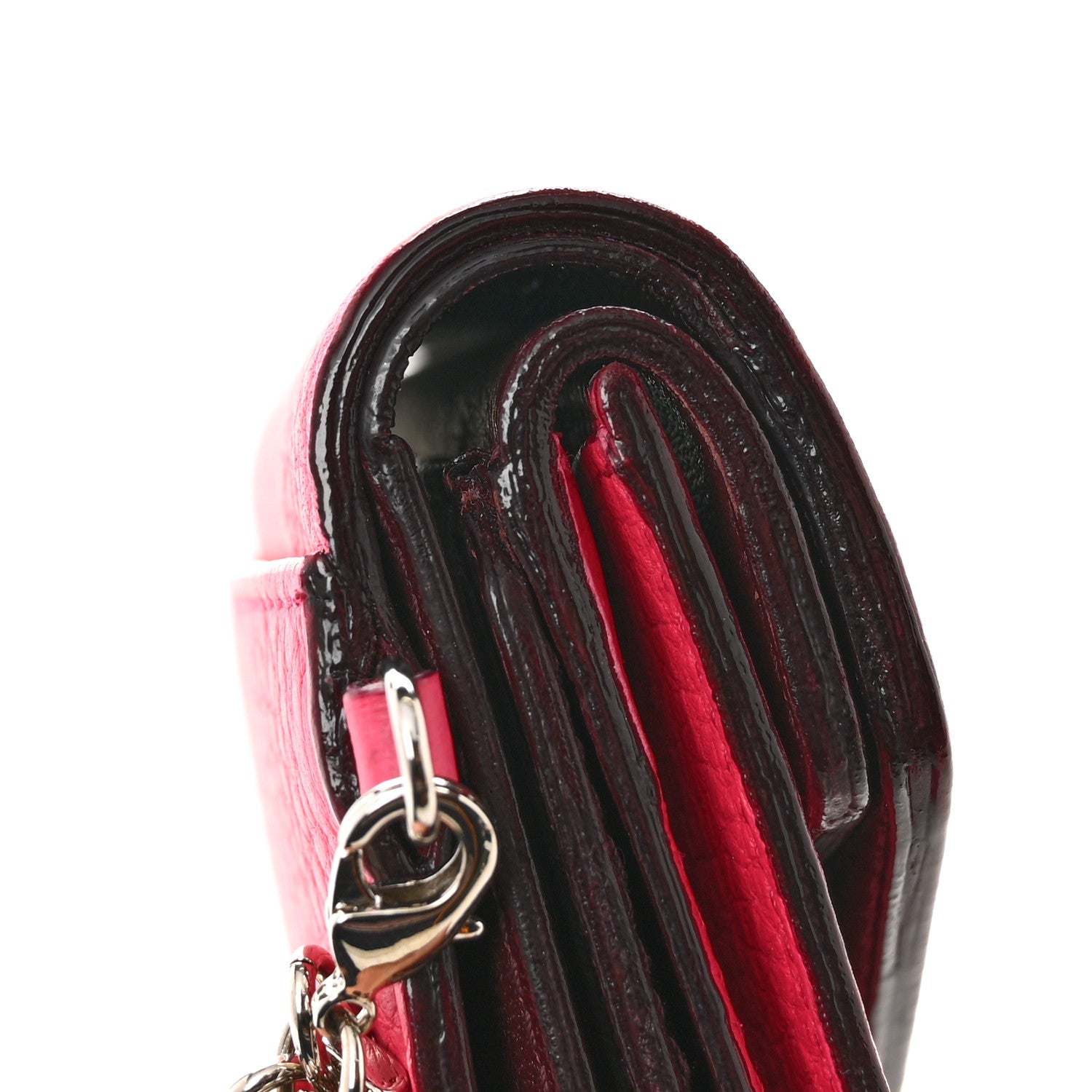 Bullcalf Diorissimo Envelope Wallet Rose Passion