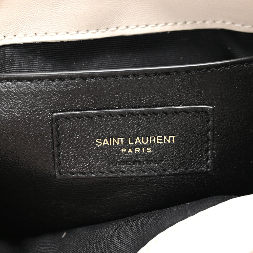Lambskin Quilted Monogram Mini Nolita Crema Soft