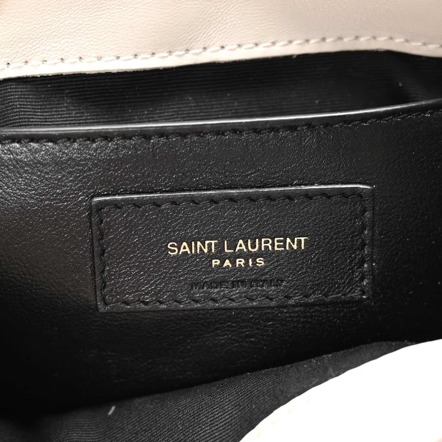 Lambskin Quilted Monogram Mini Nolita Crema Soft