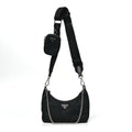 Re-Nylon Saffiano Re-Edition 2005 Shoulder Bag Black