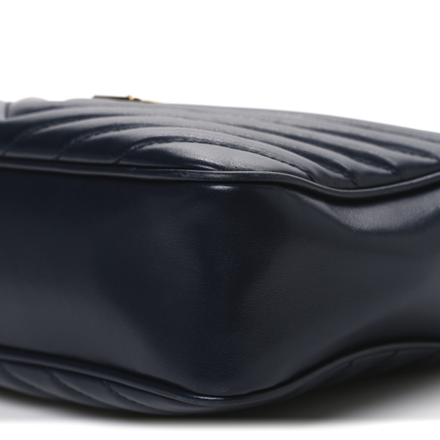 Calfskin Matelasse Monogram Lou Camera Bag Deep Marine