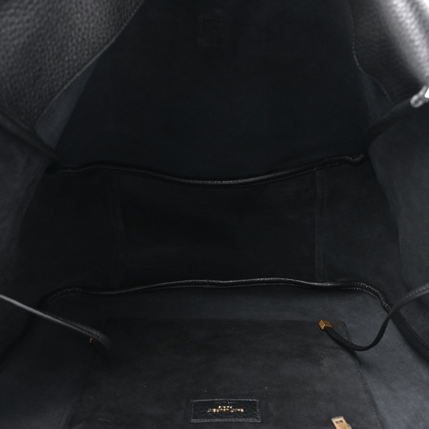 Grained Deerskin Bea Tote Black
