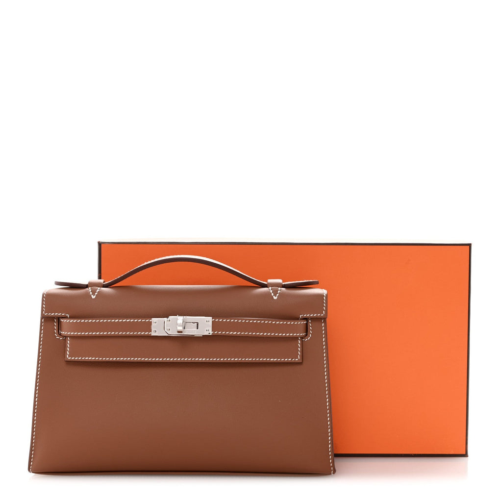 Swift Kelly Pochette Clutch Gold