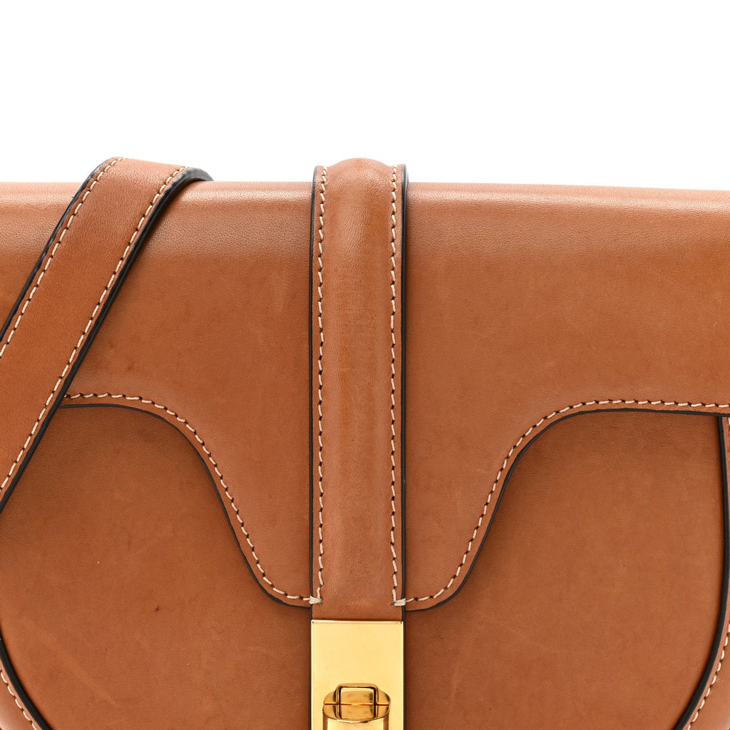 Natural Calfskin Besace Small 16 Tan