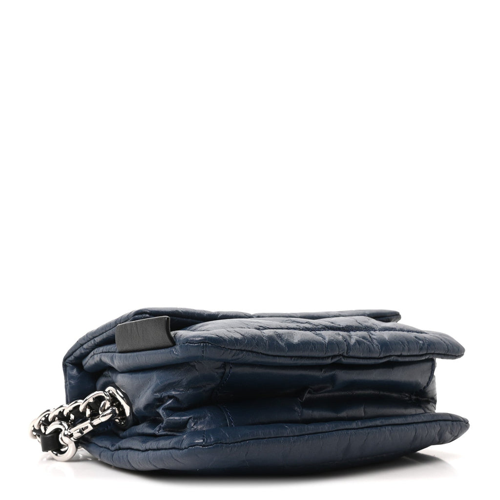 Lambskin The Pillow Bag Blue Sea