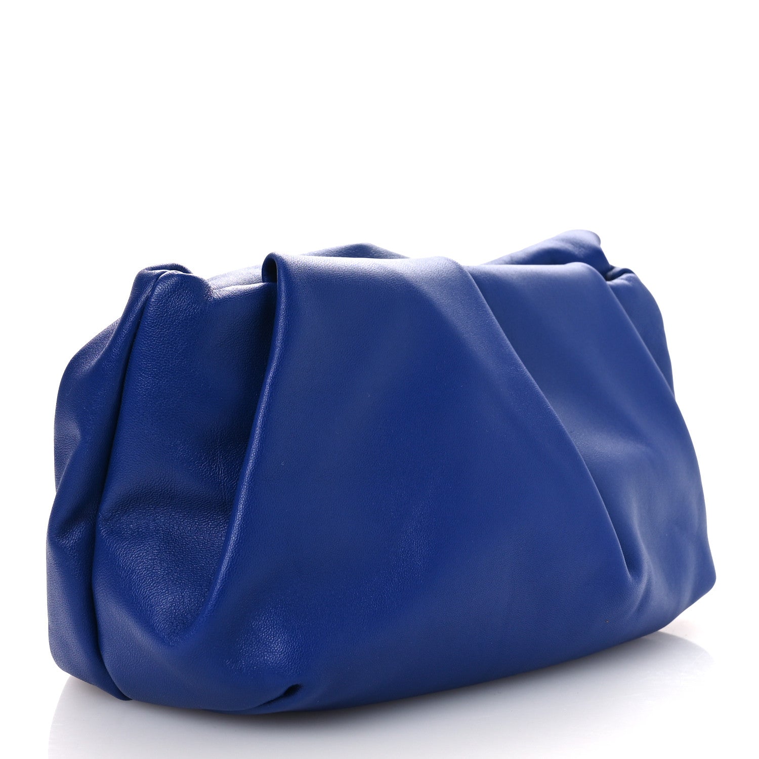 Smooth Calfskin Rose Clutch Knight