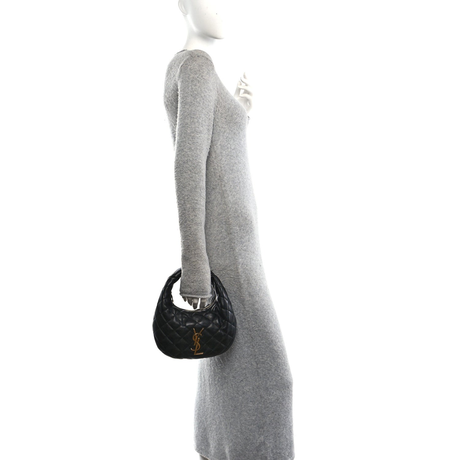 Lambskin Quilted Icarino Bag Black
