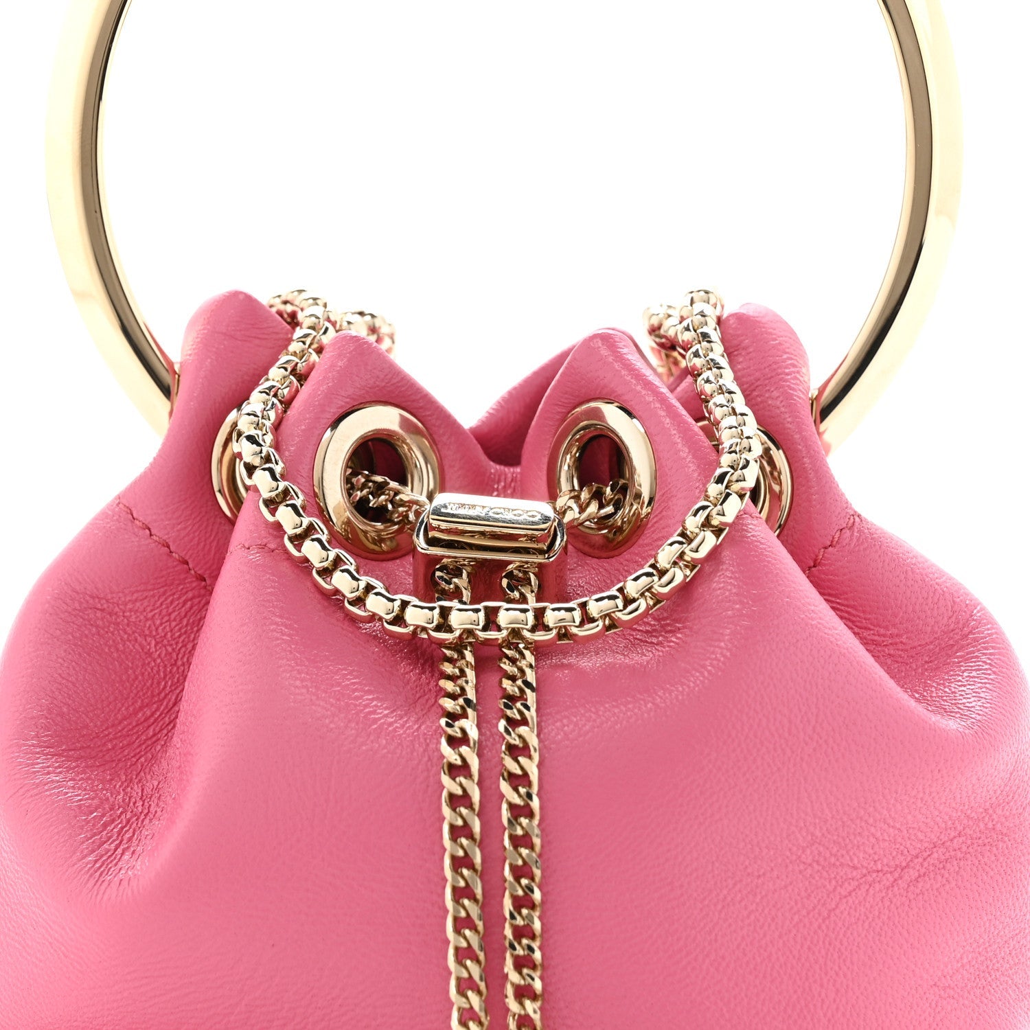 Lambskin Micro Bon Bon Bag Candy Pink