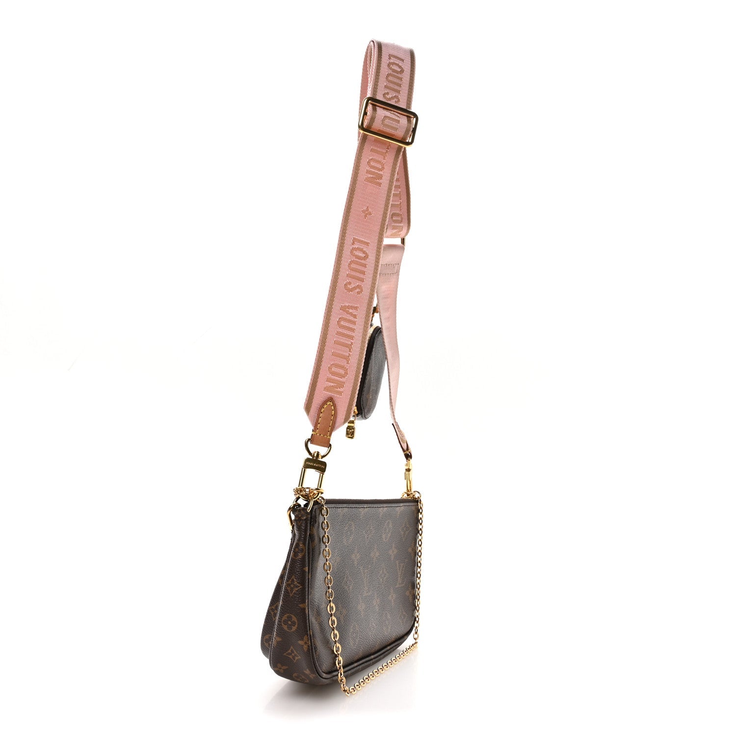 Monogram Multi Pochette Accessories Rose Clair