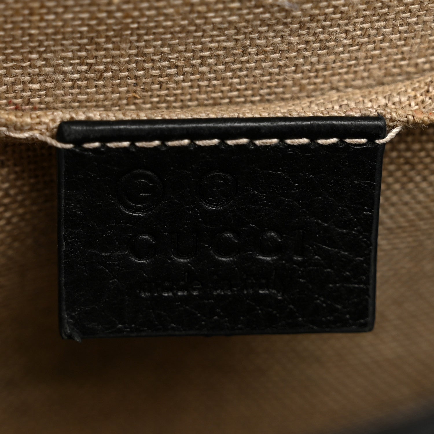 Dollar Calfskin Small Interlocking G Shoulder Bag Black