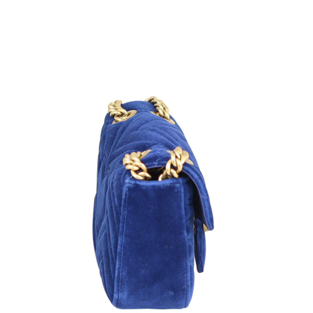 Gucci GG Marmont Velvet Mini Shoulder Bag