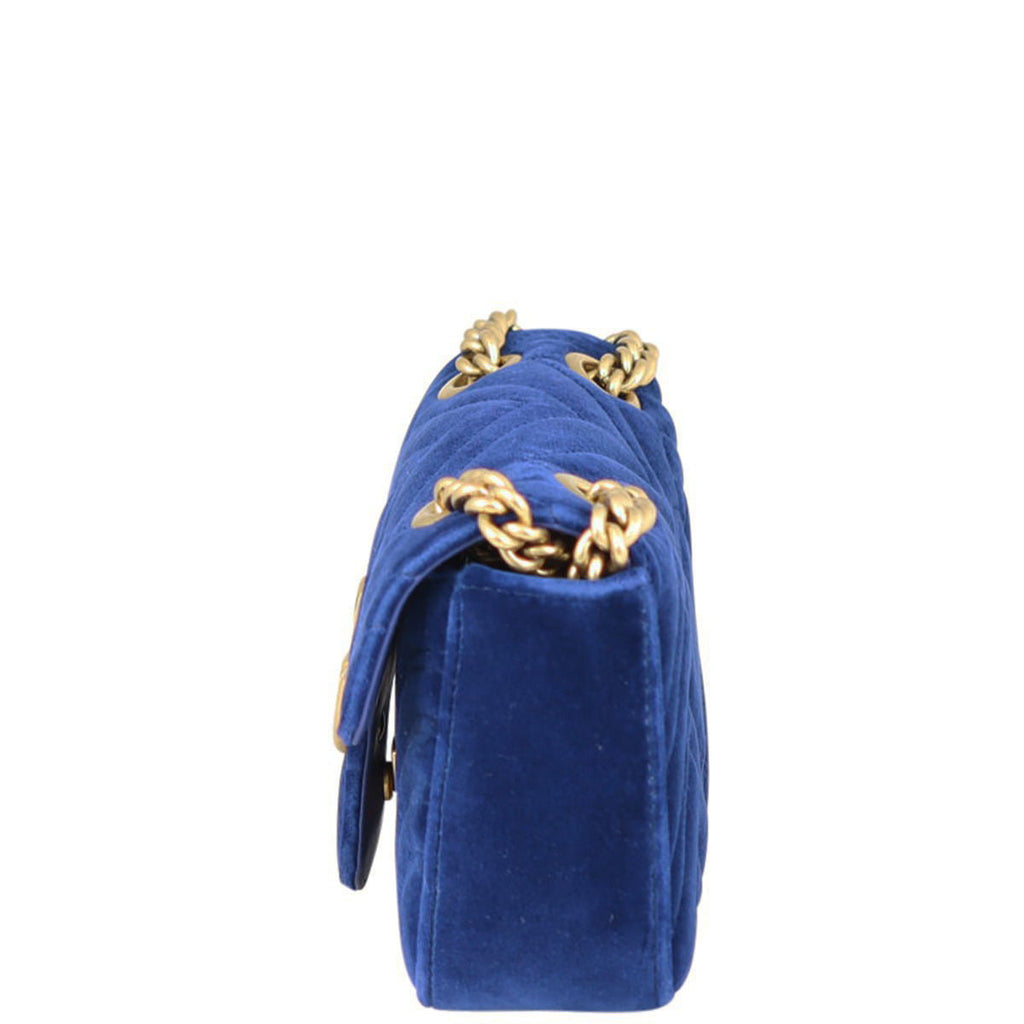 Gucci GG Marmont Velvet Mini Shoulder Bag
