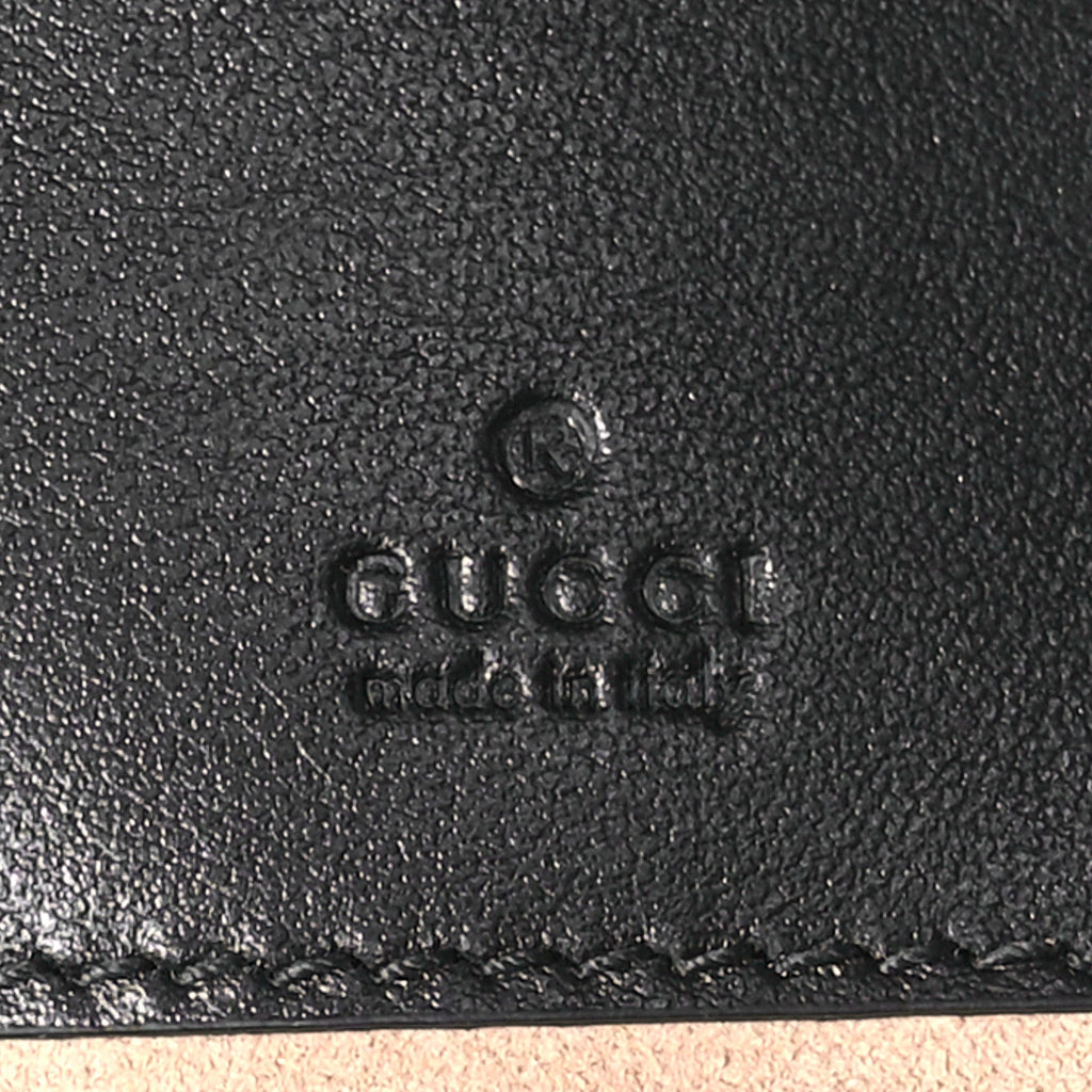 Calfskin Matelasse Monochrome GG Marmont Chain Mini Belt Bag Black