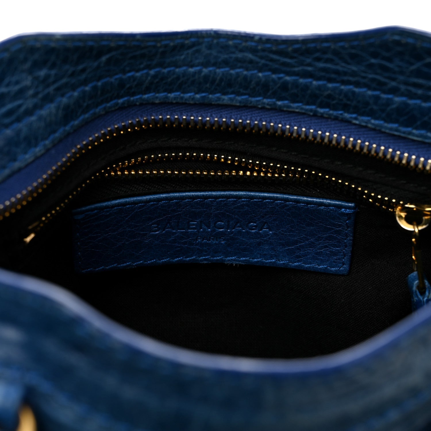 Agneau Giant 12 Gold Hardware Mini City Bleu Lazuli