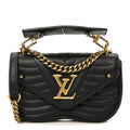 Calfskin New Wave Chain PM Black