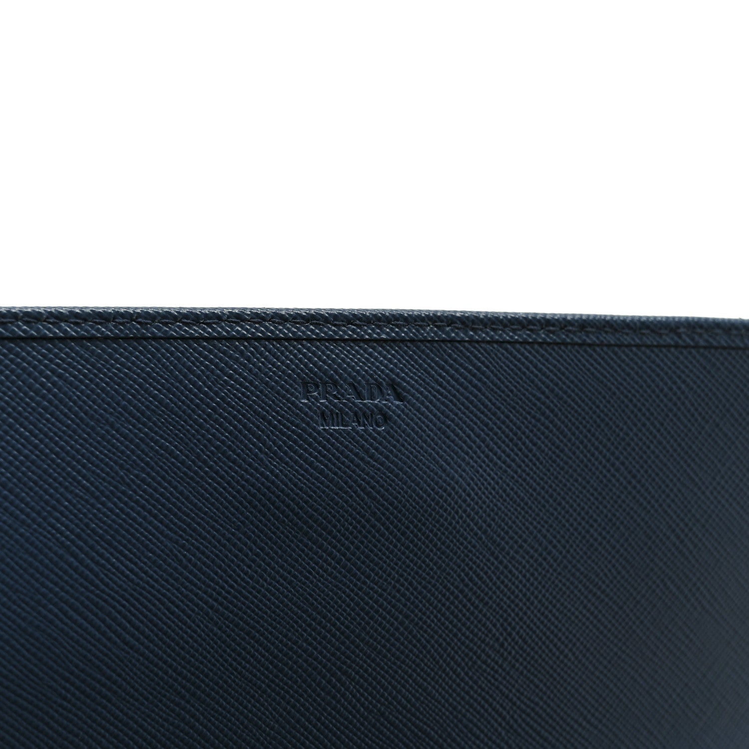 Saffiano Metal Oro Chain Wallet Cobalto