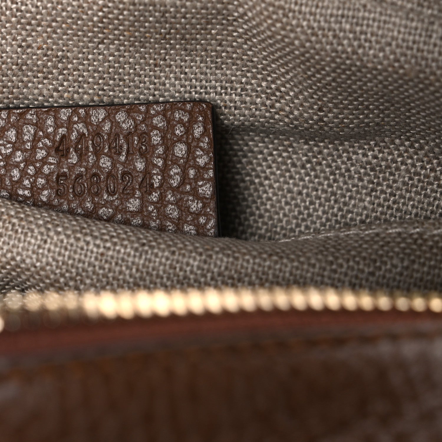 Monogram Mini Bree Messenger Bag Beige Tabacco