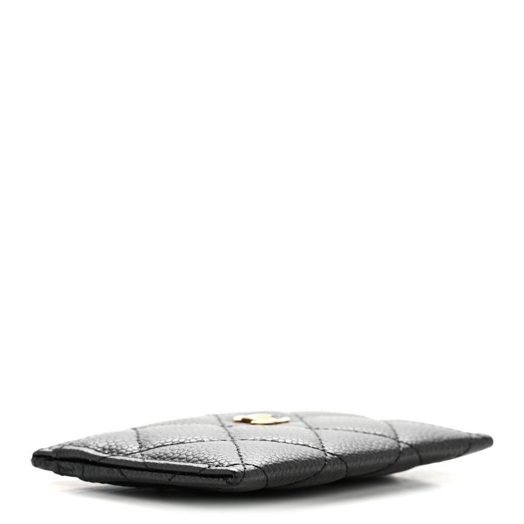 Caviar Quilted  Holder Black