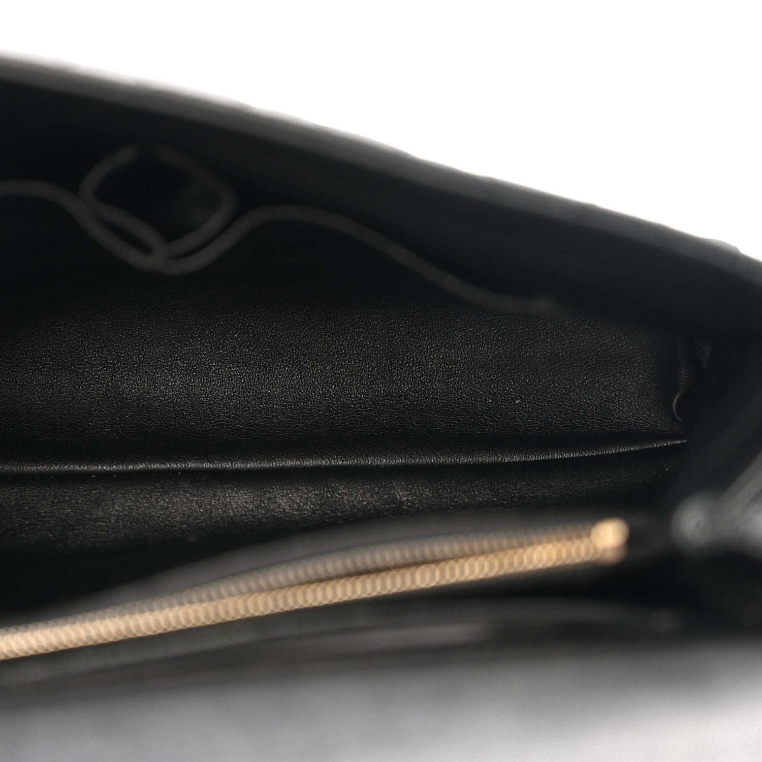 Caviar Lizard Quilted Large Coco Handle Flap Black