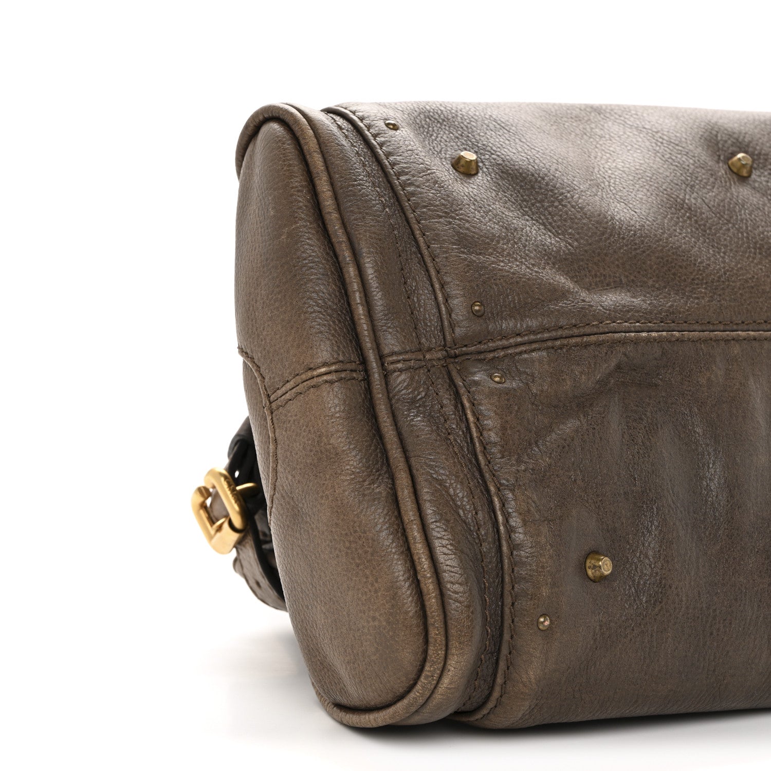 Calfskin Medium Paddington Satchel Chocolate