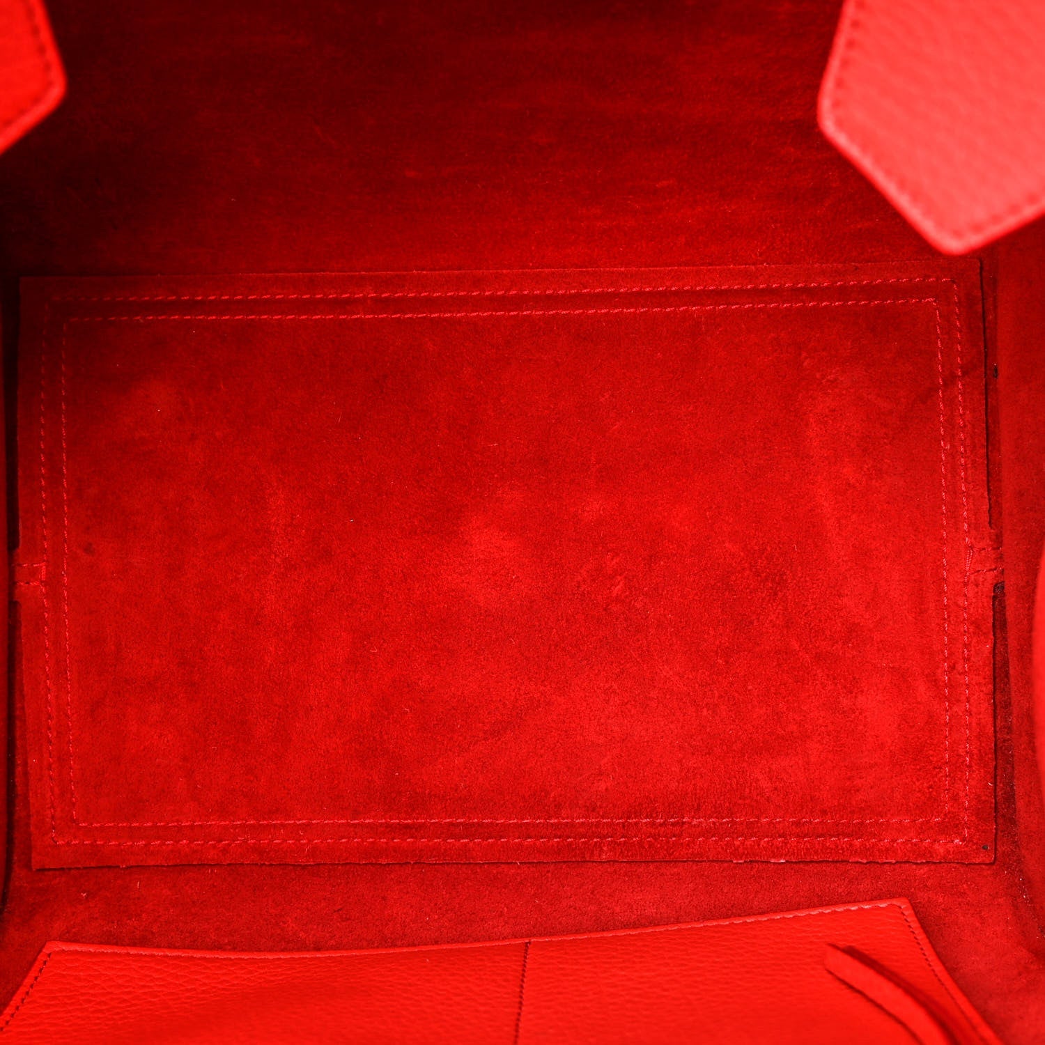 Crisped Calfskin Small Tie Knot Tote Vermillion