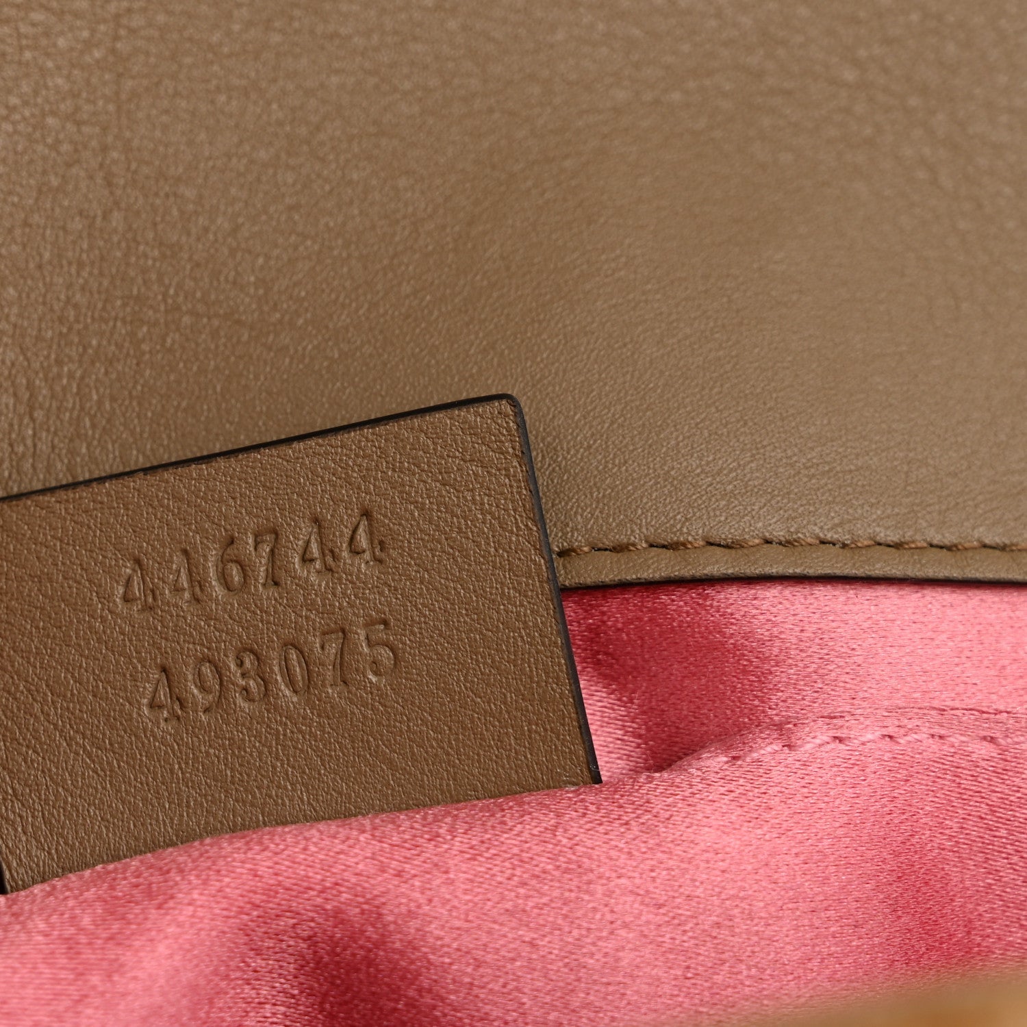 Velvet Matelasse Mini GG Marmont Shoulder Bag Taupe