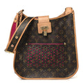 Monogram Perforated Musette Fuchsia