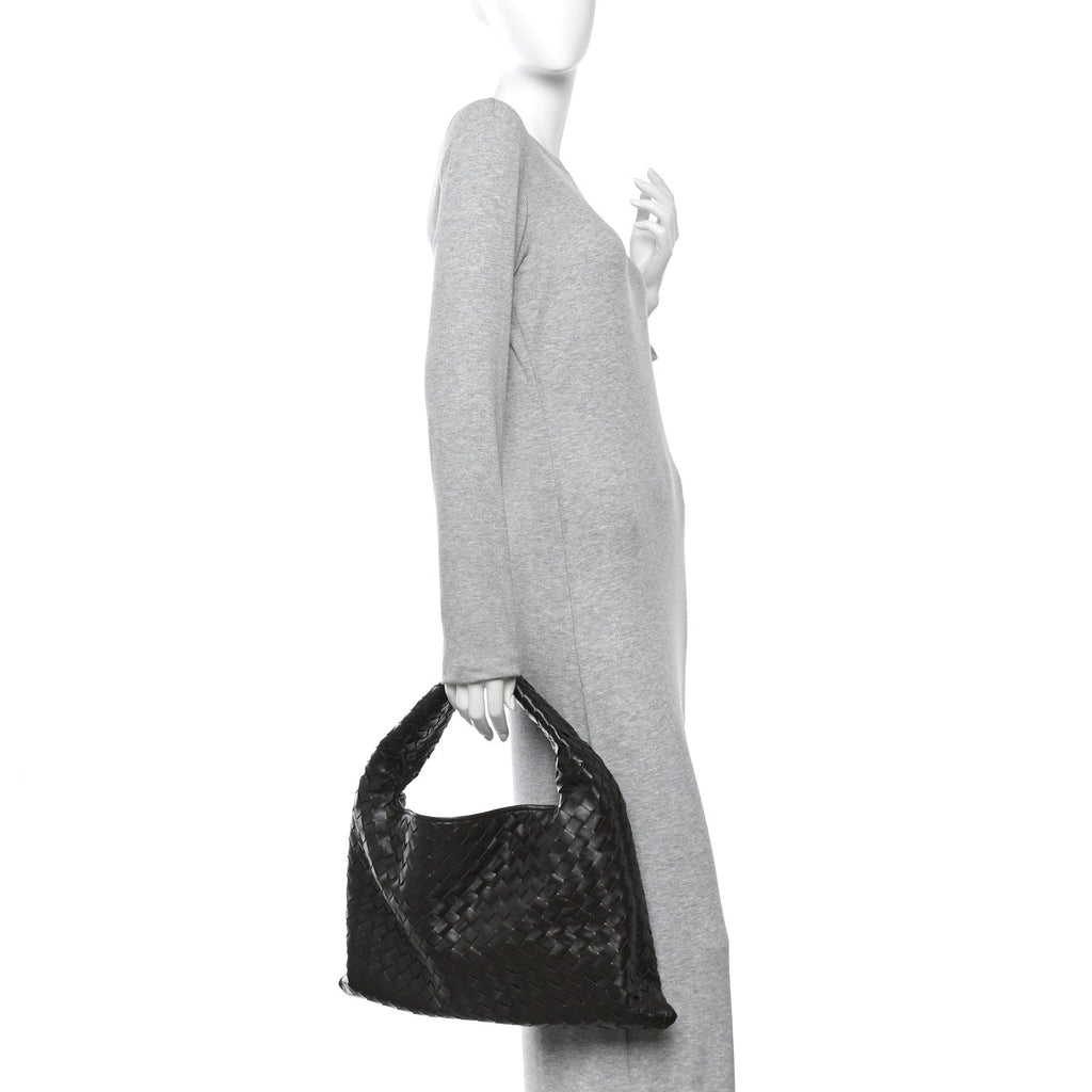 Calfskin Intrecciato Small Hop Fondant
