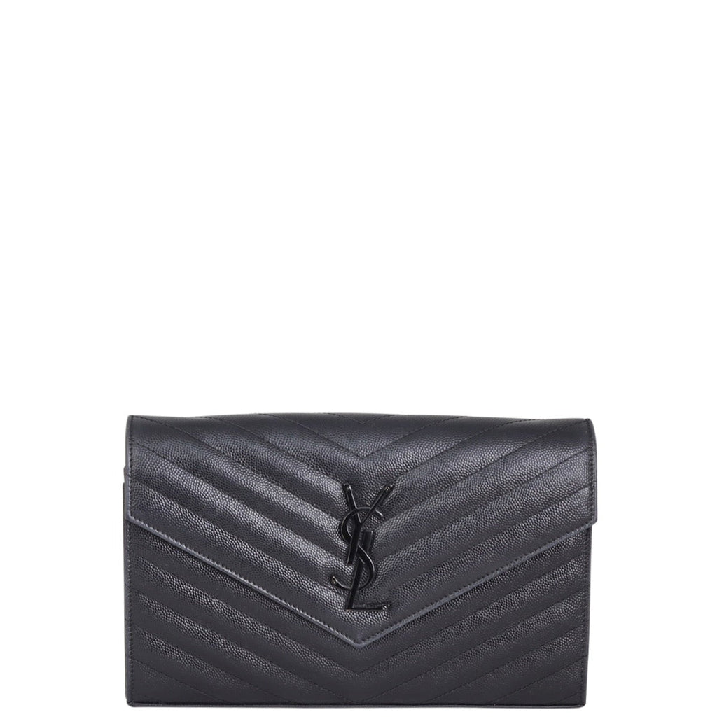 Saint Laurent Monogram Envelope Chain Wallet Medium