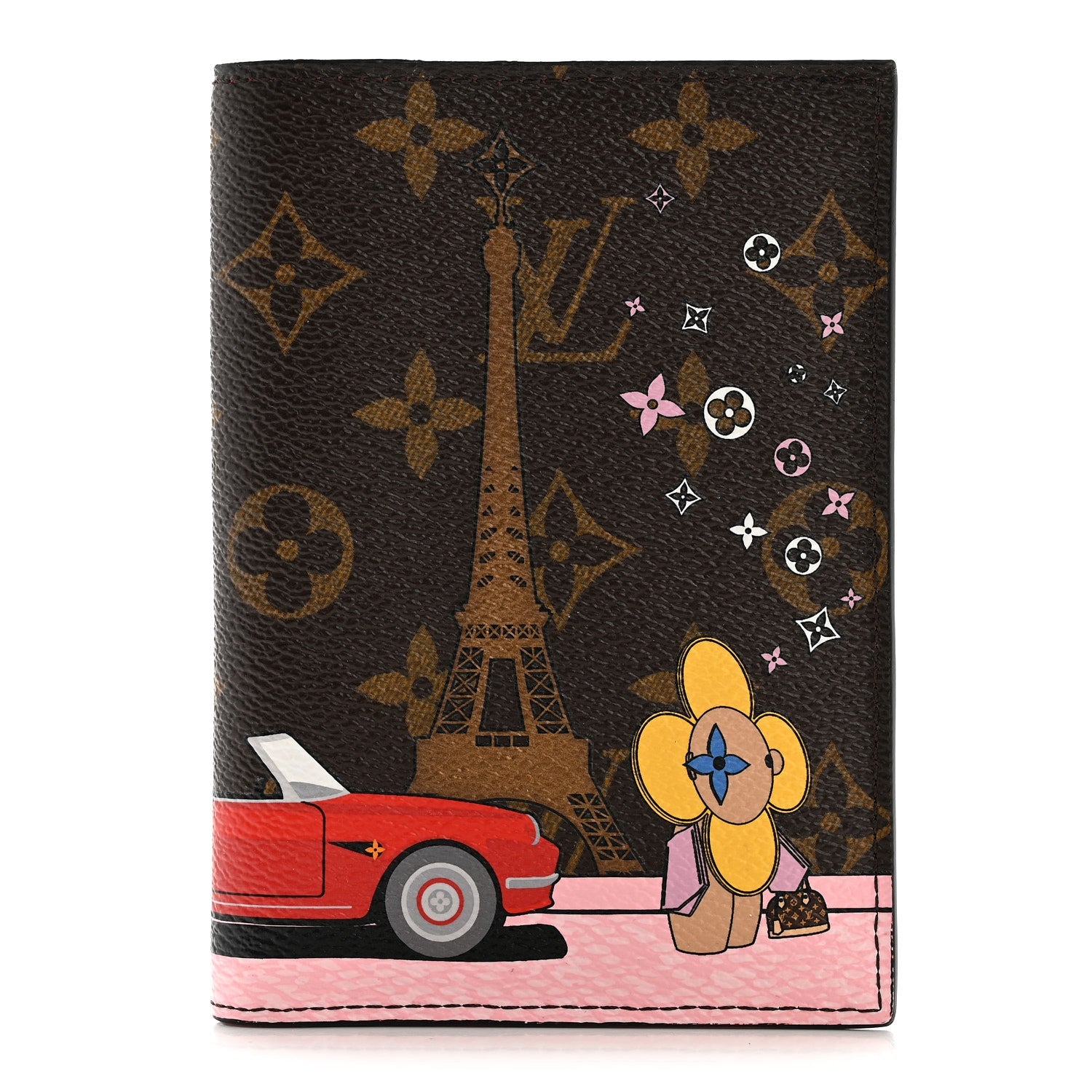 Monogram 2019 Christmas Animation Passport Cover Rouge