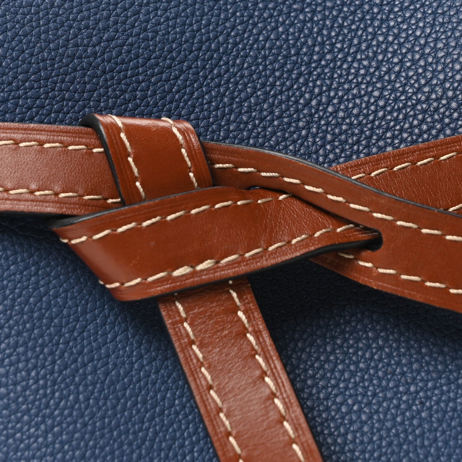 Grained Calfskin Small Gate Crossbody Bag Varsity Pecan