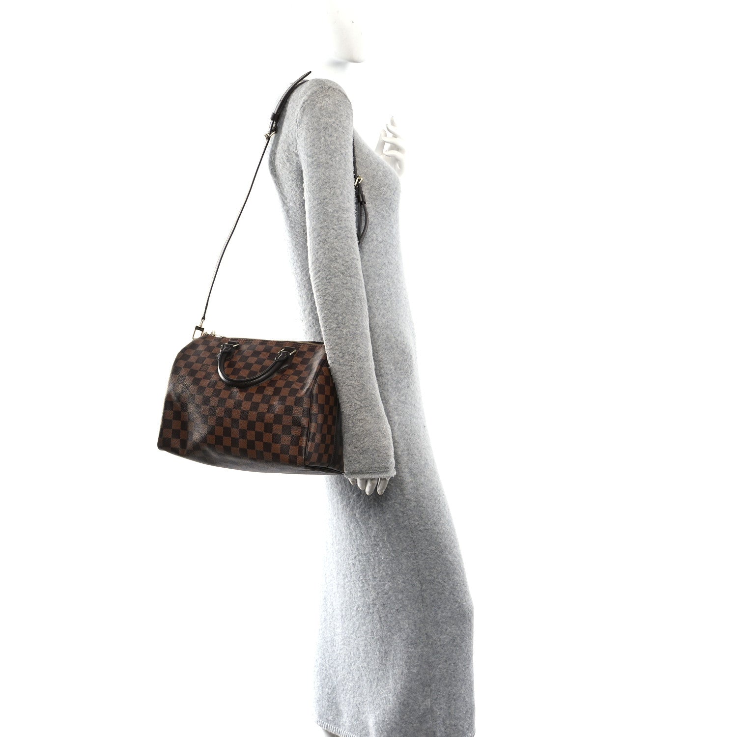 Damier Ebene Speedy Bandouliere 30