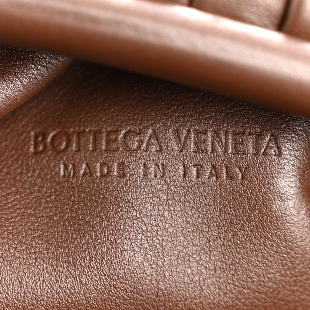 Smooth Butter Calf The Pouch Oversized Clutch Brownie