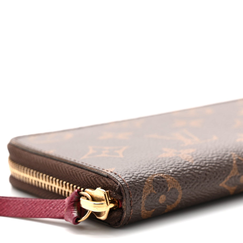 Monogram Clemence Wallet Fuchsia