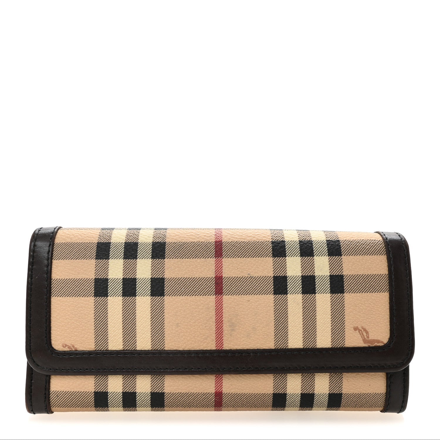 Haymarket Check Wallet Chocolate