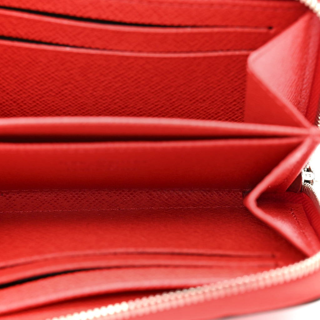 Epi Zippy Coin Purse Coquelicot