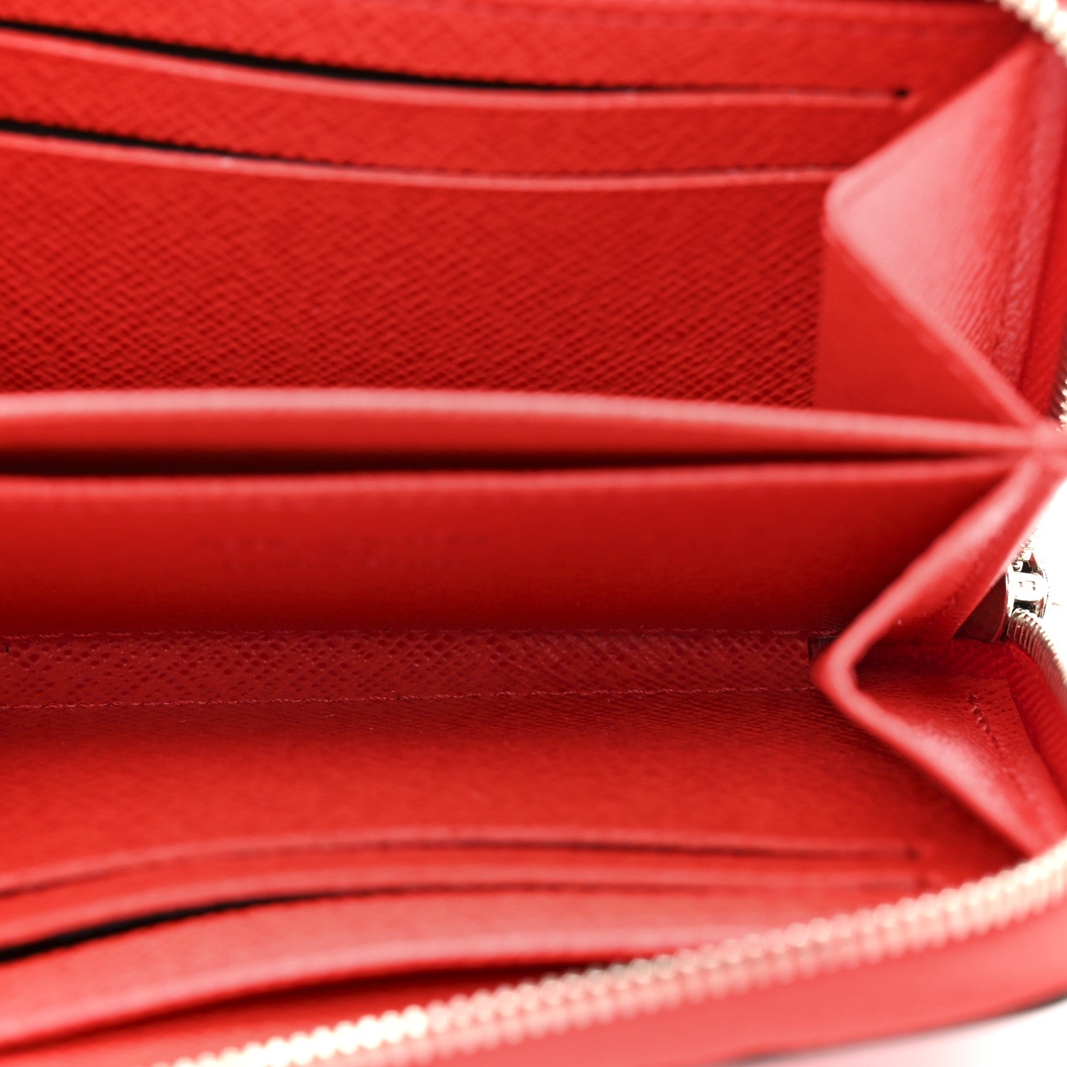 Epi Zippy Coin Purse Coquelicot
