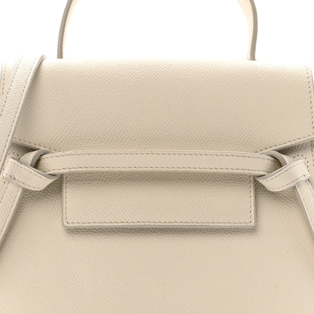 Grained Calfskin Nano Belt Bag Linen