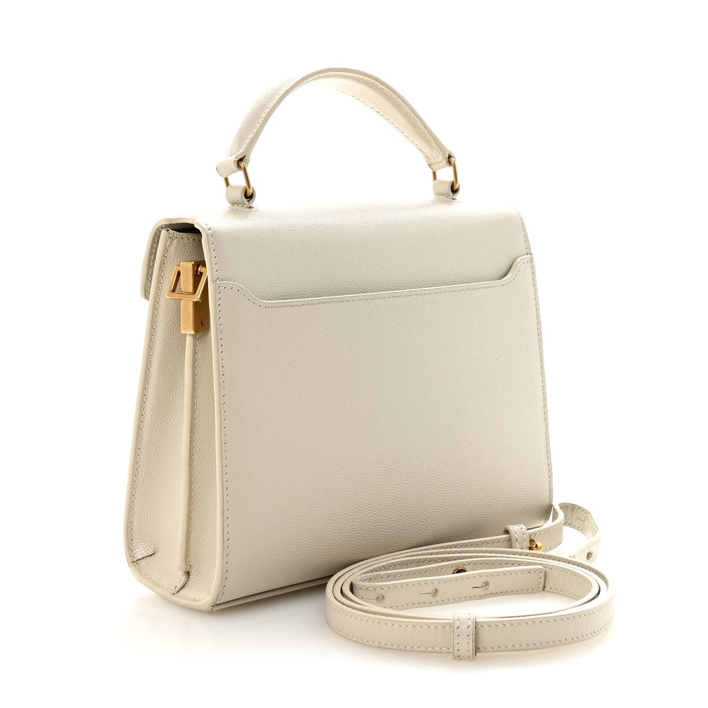 Grain de Poudre Mini Classic Monogram Cassandra Top Handle Vintage White