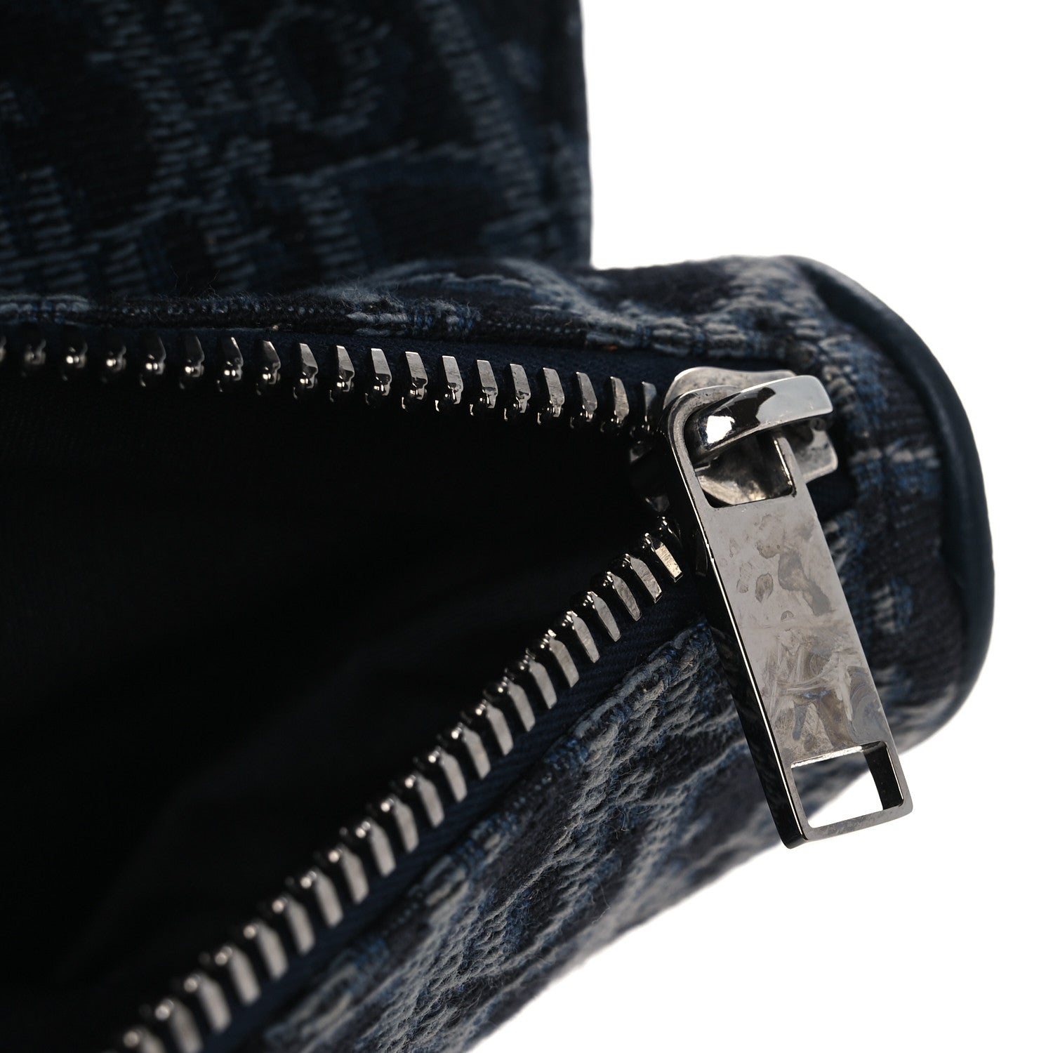 Oblique Mens Saddle Bag Black Blue