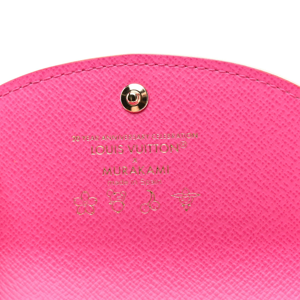 LV X TM Monogram Multicolor Rosalie Coin Purse White Kawaii Pink