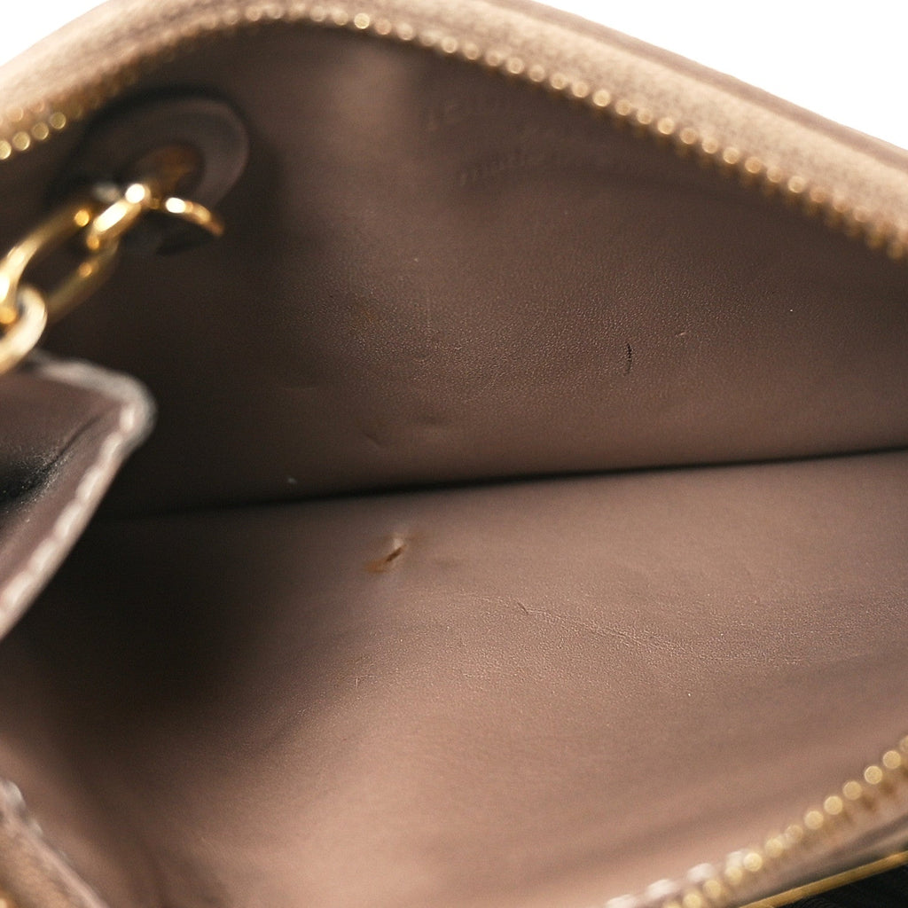 Vernis Key Pouch Beige Poudre