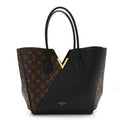 Calfskin Monogram Kimono Tote  Black
