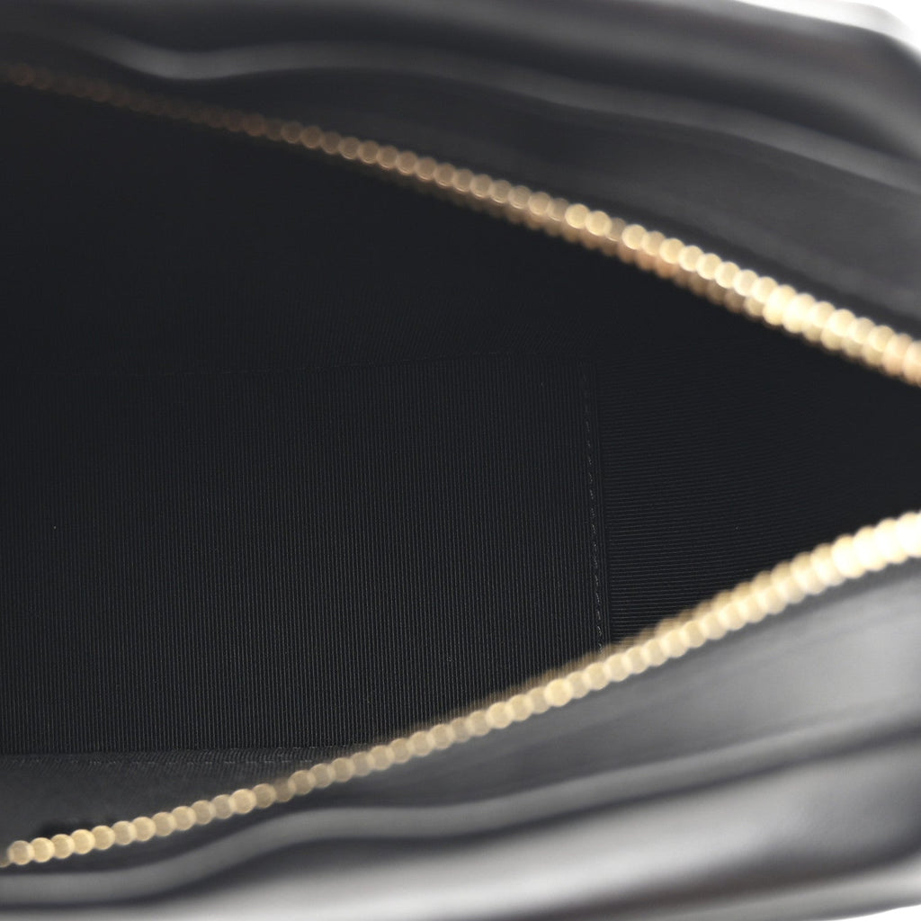 Calfskin CC Clock Camera Case Black