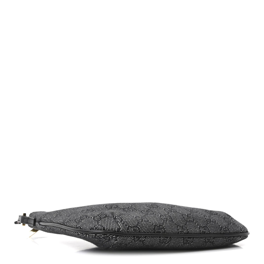 Denim Monogram Pochette Black