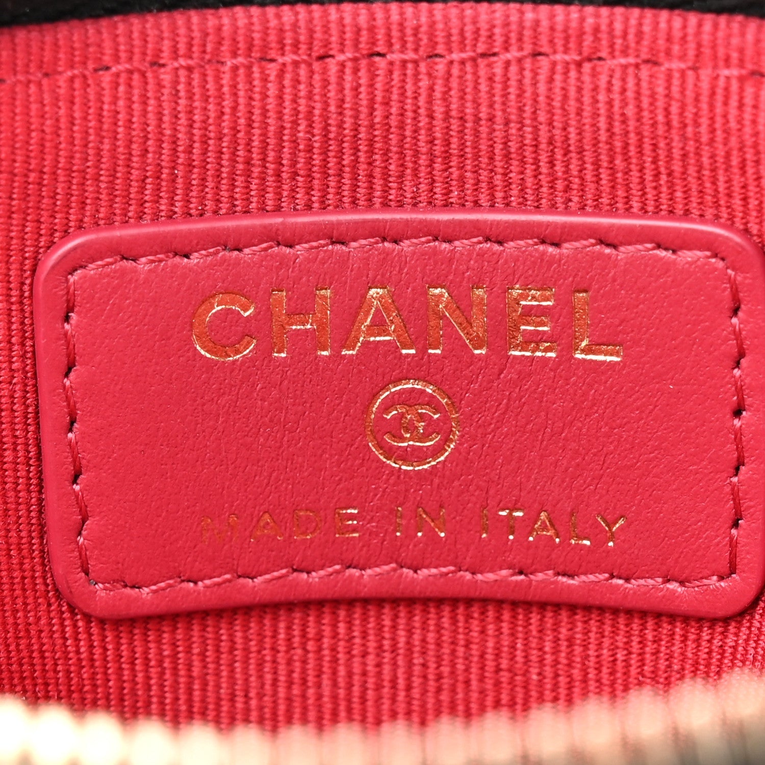 Lambskin Quilted Chanel 19 Zip  Holder Wallet Black