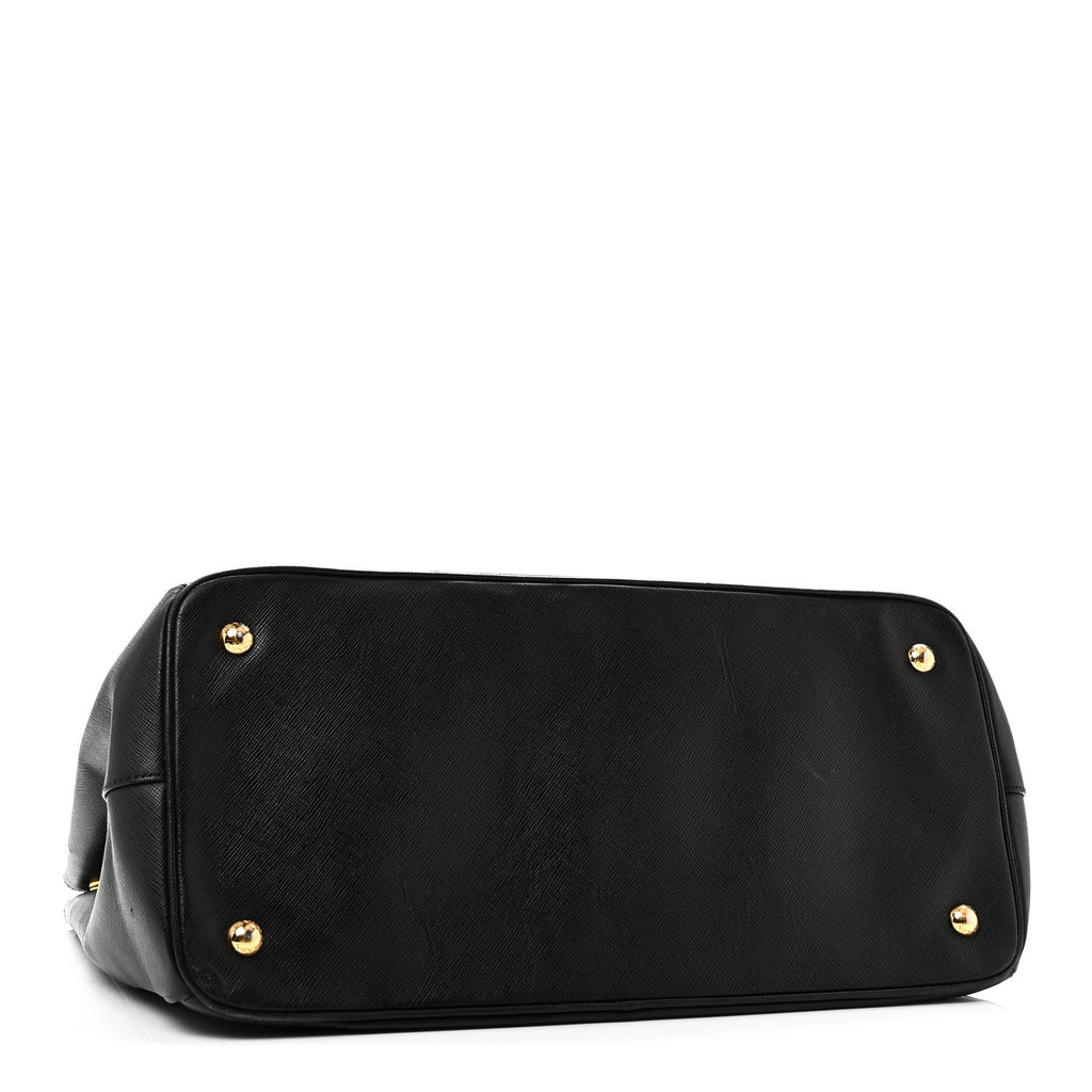 Saffiano Lux Large Tote Black