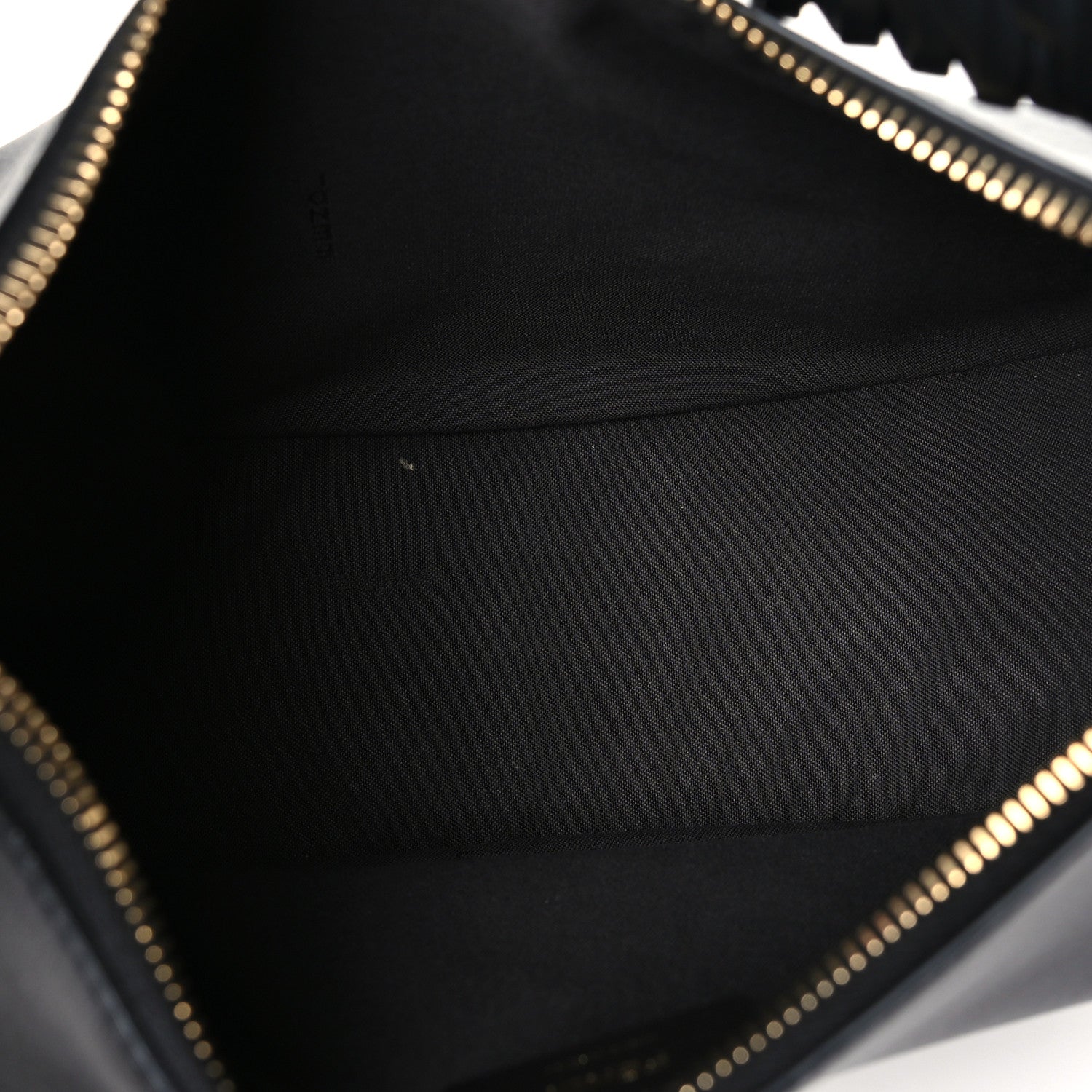 Vitello Grace Matte Whipstitch Small Fendigraphy Hobo Bag Black