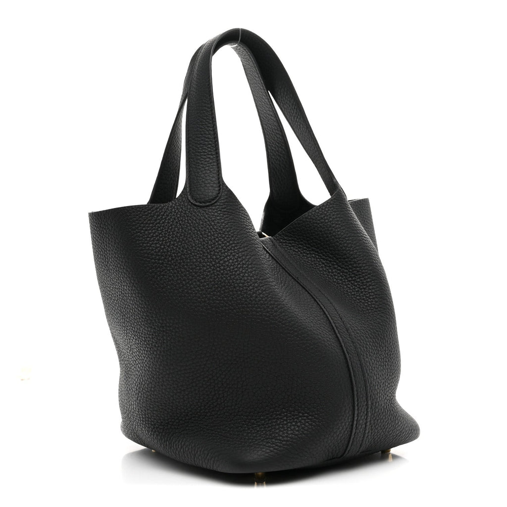 Taurillon Clemence Picotin Lock 22 MM Black