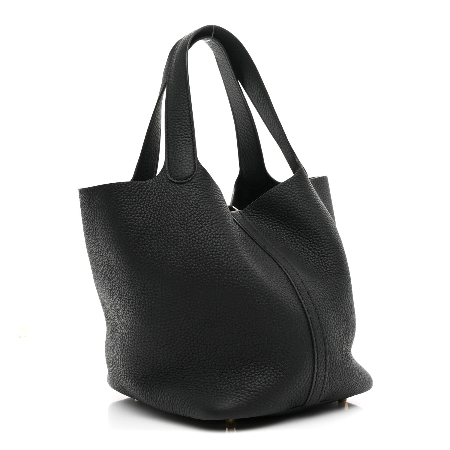 Taurillon Clemence Picotin Lock 22 MM Black
